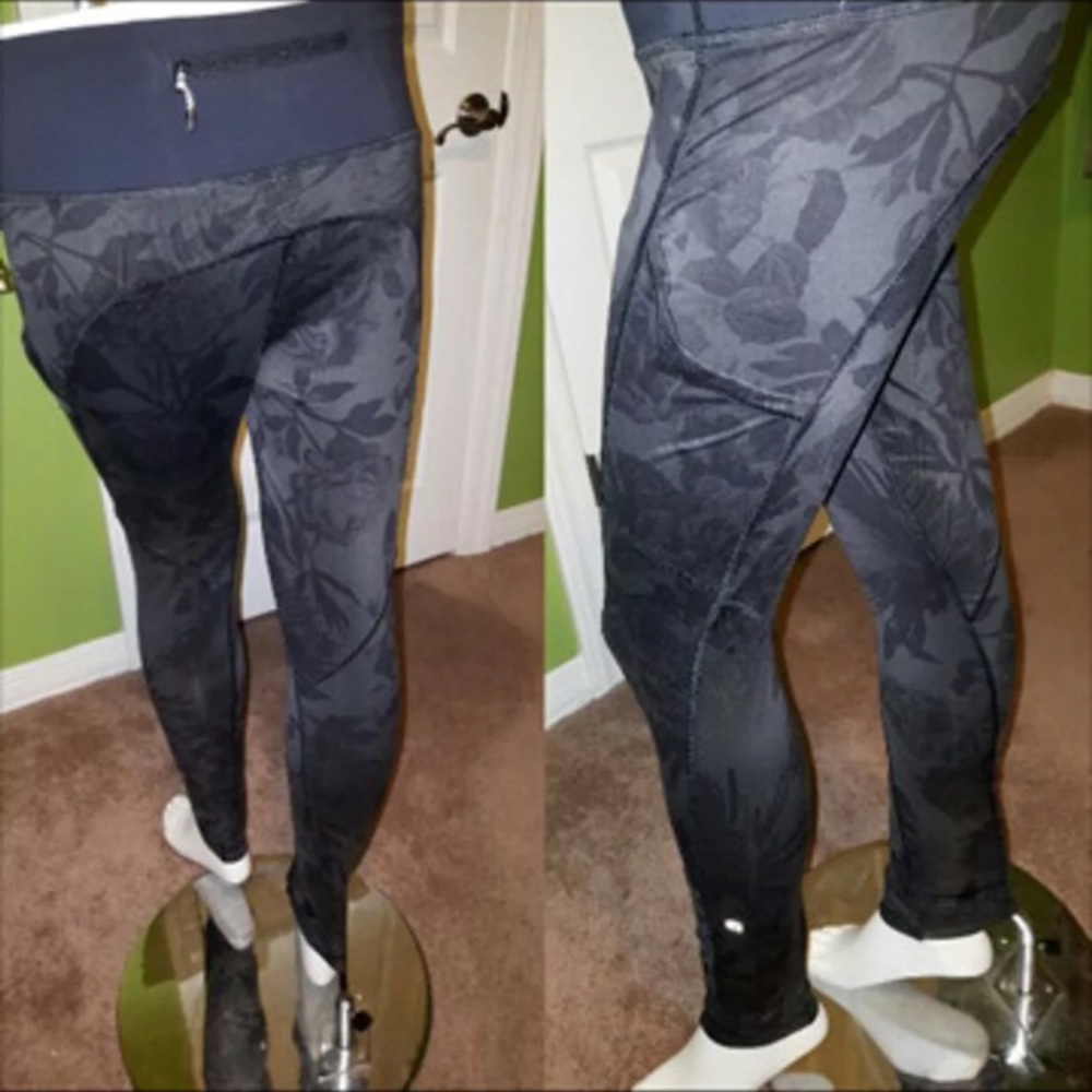 Lululemon Speed Tight (BlackGray Floral)